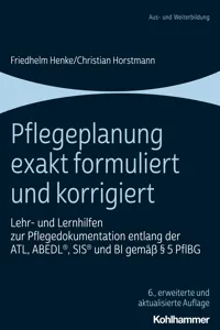 Pflegeplanung exakt formuliert und korrigiert_cover