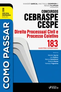 Como passar concursos CEBRASPE -Direito Processual Civil e Processo Coletivo_cover