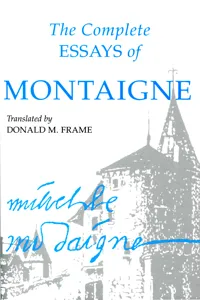 The Complete Essays of Montaigne_cover