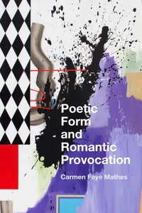 Poetic Form and Romantic Provocation_cover