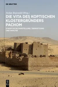 Die Vita des koptischen Klostergründers Pachom_cover