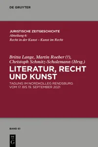 Literatur, Recht und Kunst_cover