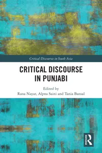 Critical Discourse in Punjabi_cover
