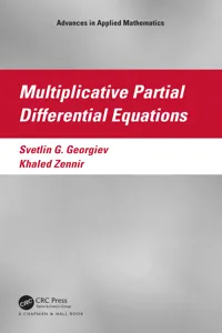 Multiplicative Partial Differential Equations_cover