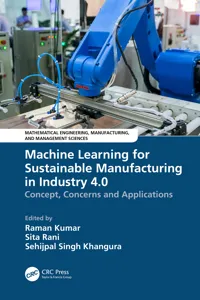 Machine Learning for Sustainable Manufacturing in Industry 4.0_cover