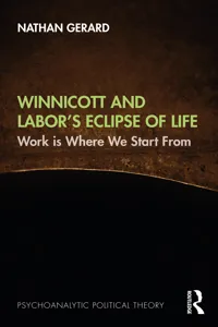 Winnicott and Labor's Eclipse of Life_cover