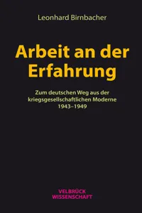 Arbeit an der Erfahrung_cover