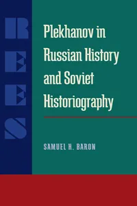 Plekhanov in Russian History and Soviet Historiography_cover