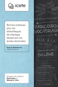 Bonnes pratiques pour les bibliothèques de théologie desservant les écoles doctorales_cover