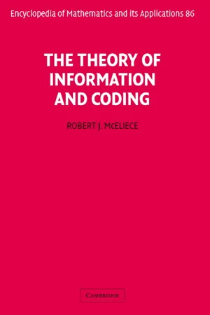 The Theory of Information and Coding