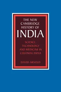 Science, Technology and Medicine in Colonial India_cover