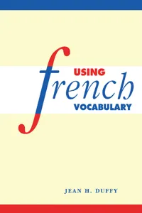 Using French Vocabulary_cover