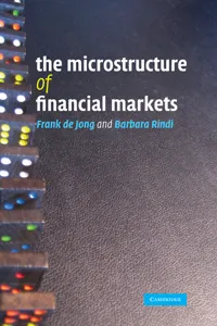 The Microstructure of Financial Markets_cover