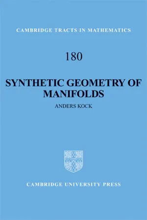 Synthetic Geometry of Manifolds