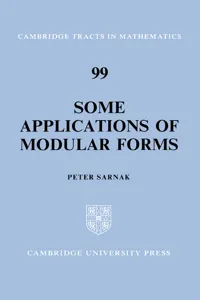 Some Applications of Modular Forms_cover