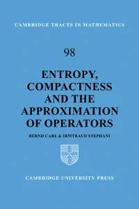 Entropy, Compactness and the Approximation of Operators_cover