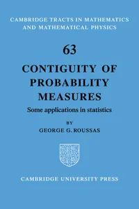 Contiguity of Probability Measures_cover