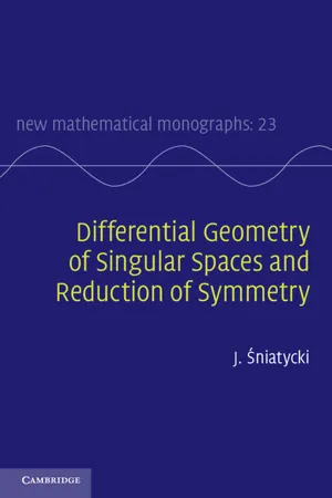 Differential Geometry of Singular Spaces and Reduction of Symmetry