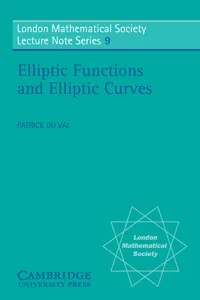 Elliptic Functions and Elliptic Curves_cover
