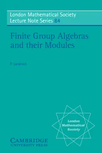 Finite Group Algebras and their Modules_cover