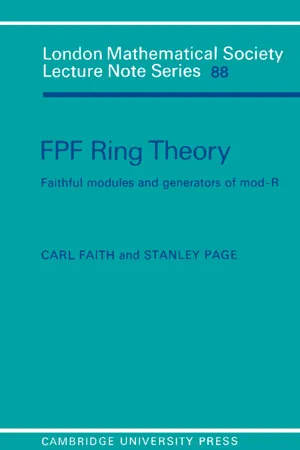 FPF Ring Theory