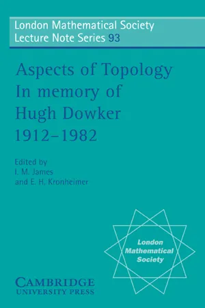 Aspects of Topology