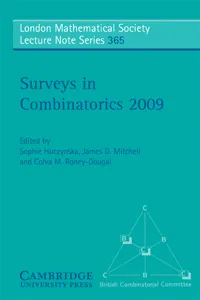 Surveys in Combinatorics 2009_cover