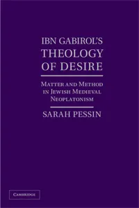 Ibn Gabirol's Theology of Desire_cover