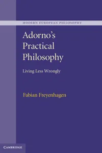 Adorno's Practical Philosophy_cover