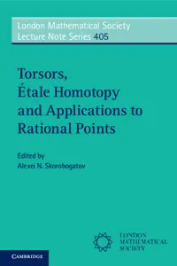 Torsors, Étale Homotopy and Applications to Rational Points_cover