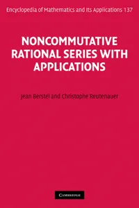 Noncommutative Rational Series with Applications_cover