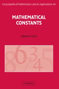 Mathematical Constants_cover