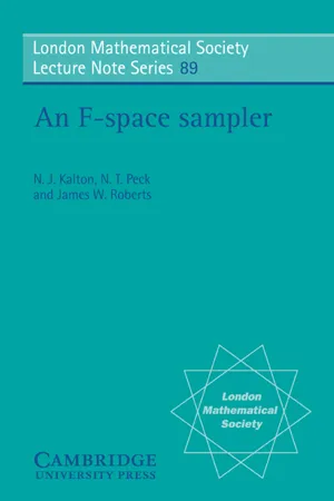 An F-space Sampler