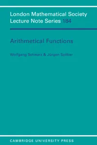 Arithmetical Functions_cover