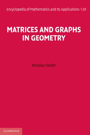 Matrices and Graphs in Geometry