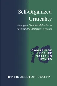 Self-Organized Criticality_cover