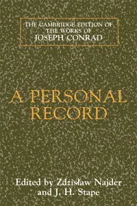 A Personal Record_cover