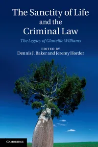 The Sanctity of Life and the Criminal Law_cover