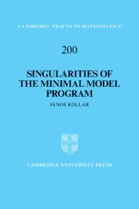 Singularities of the Minimal Model Program_cover