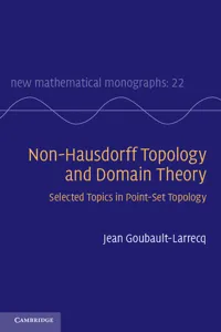 Non-Hausdorff Topology and Domain Theory_cover