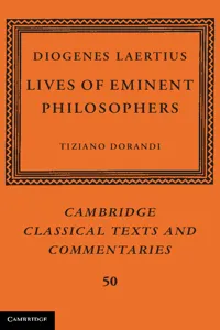 Diogenes Laertius: Lives of Eminent Philosophers_cover