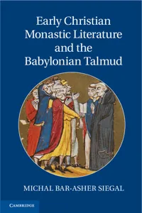 Early Christian Monastic Literature and the Babylonian Talmud_cover