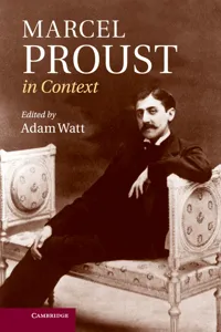 Marcel Proust in Context_cover