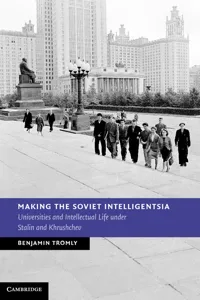 Making the Soviet Intelligentsia_cover