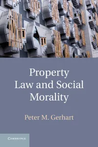 Property Law and Social Morality_cover