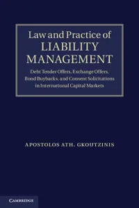 Law and Practice of Liability Management_cover