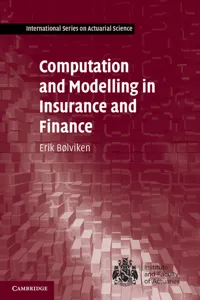Computation and Modelling in Insurance and Finance_cover