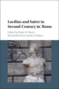 Lucilius and Satire in Second-Century BC Rome_cover