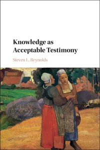 Knowledge as Acceptable Testimony_cover