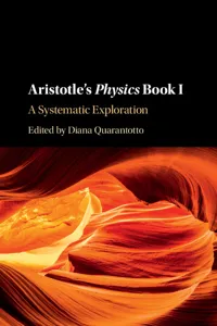 Aristotle's Physics Book I_cover